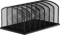 Desk File Organizer 7 Sections Upright Mesh File Sorter - Tidy Desk