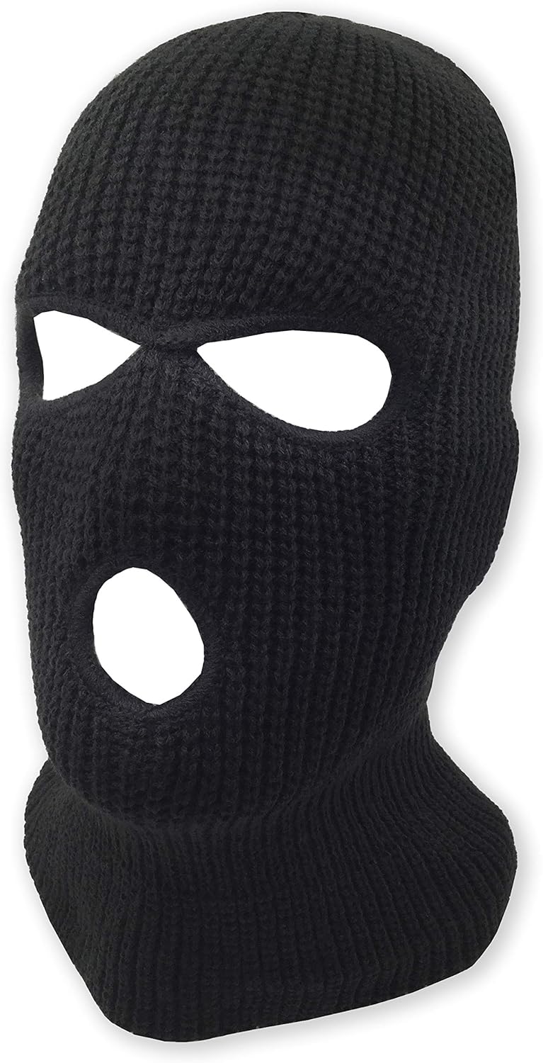 Warm & Versatile Black Balaclava for Outdoor Sports!