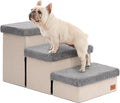 Love's cabin Dog Stairs for High Bed 18 in H - 3 Steps with Storage