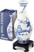 Pintoo 3D Puzzle Vase Translucent Magpies on Plum Tree - Decorative