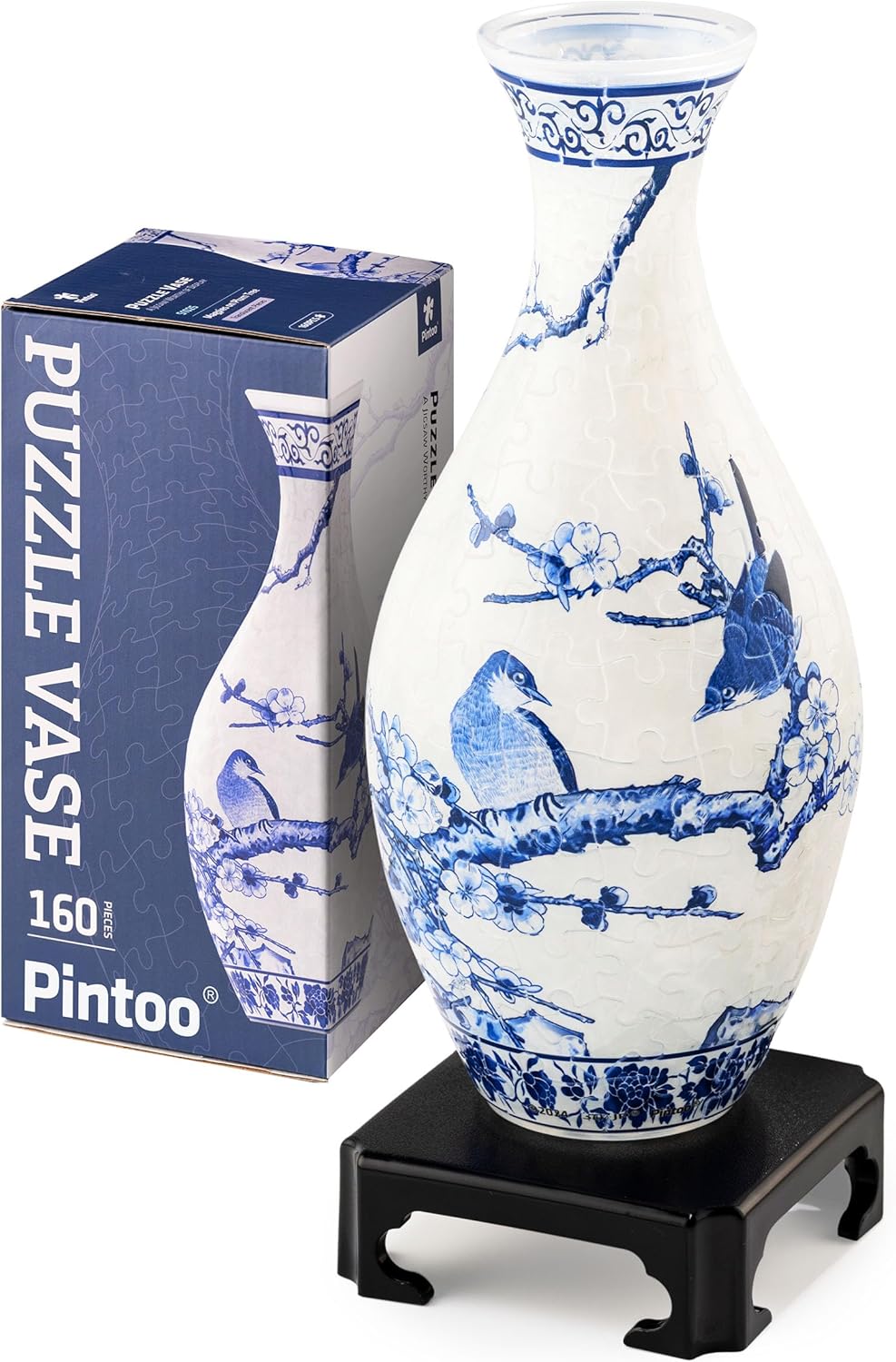 Pintoo 3D Puzzle Vase for Unique Flower Arrangements and Decor