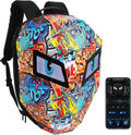 LED Backpack Laptop Bag Motorcycle Riding Backpack - Programmable LED