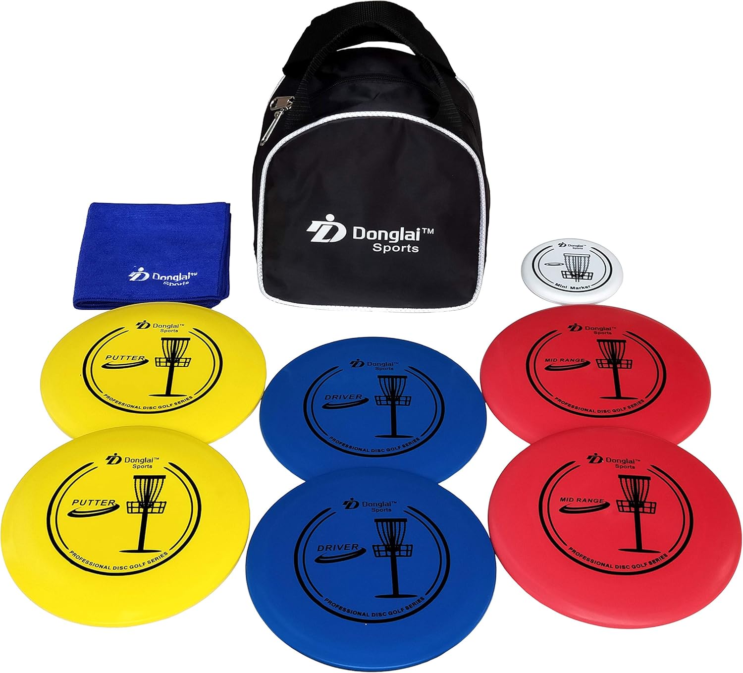 Complete Disc Golf Set with Bag & Accessories