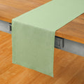 Solino Home Linen Table Runner 14 x 108 in - Chambray Green