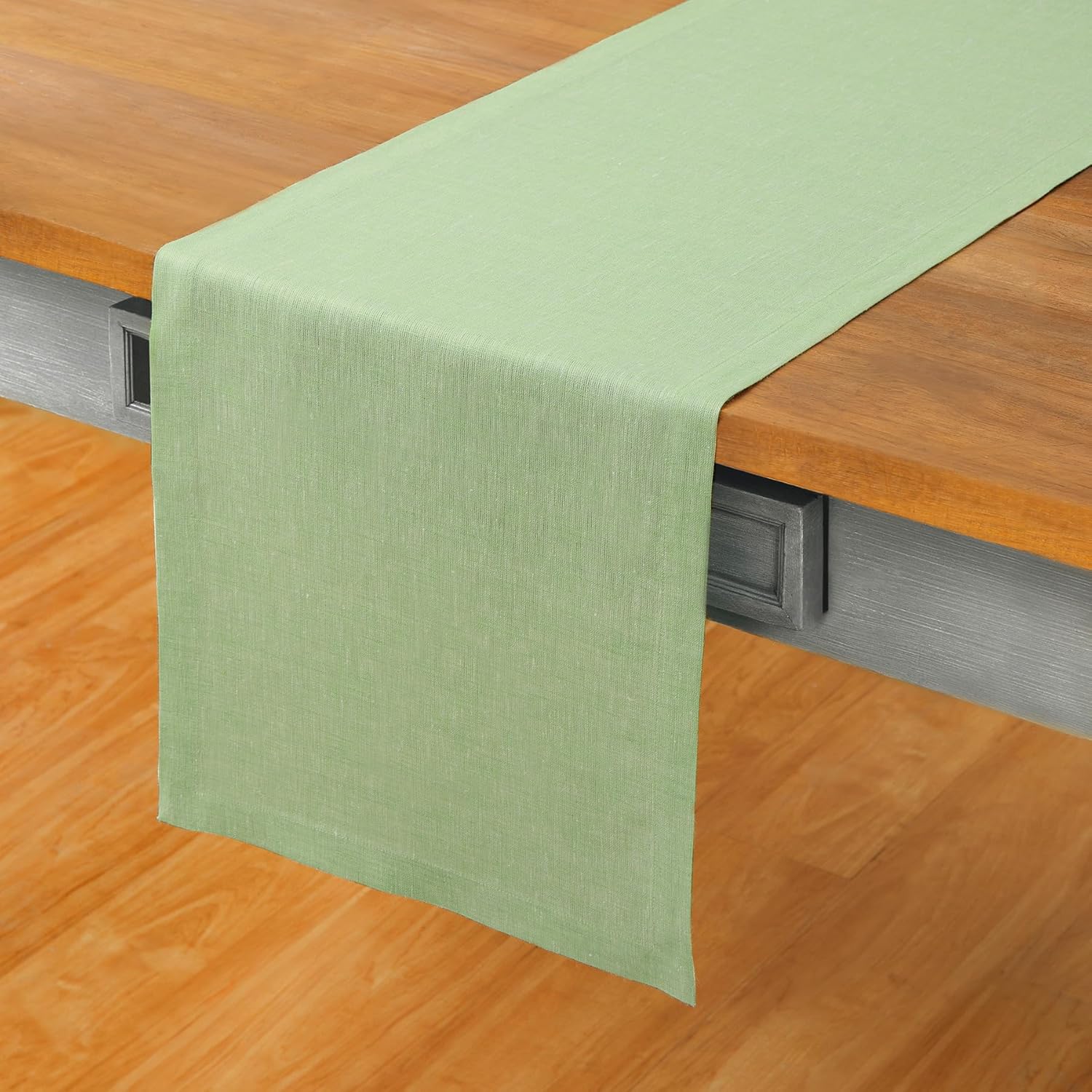 Solino Home Linen Table Runner 14 x 108 Inches for Dining