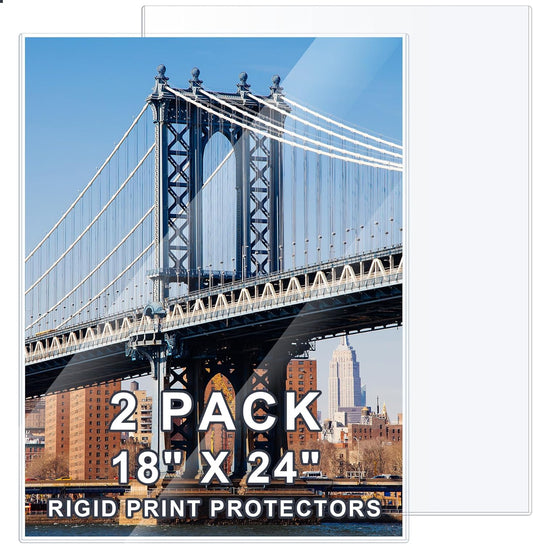 18 x 24 Rigid Print Protectors for Photos and Documents