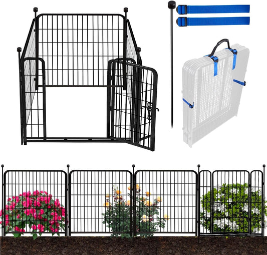 ADAVIN Dog Playpen Indoor 32 in 4 Panels for Small Dogs