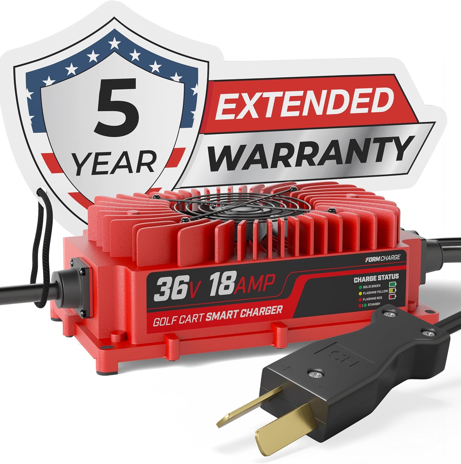 FORM 36V Golf Cart Charger - Fast & Efficient Charging