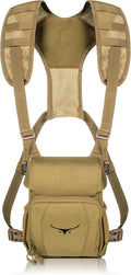 Silent Hunting Binocular Chest Pack Harness for Lightweight Comfort