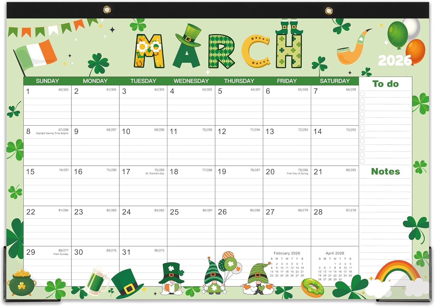 2025-2026 Seasonal Desk Calendar by Youthamazing