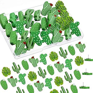 Wonsunss Decorative Pushpins for Cork Boards - 30 Pcs Set