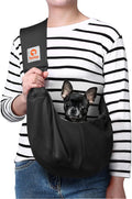 TOMKAS Dog Sling Carrier for Small Dogs - Safe and Comfy