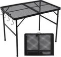 Outdoor Grill Camping Folding Table 3 Ft - Portable Adjustable Picnic