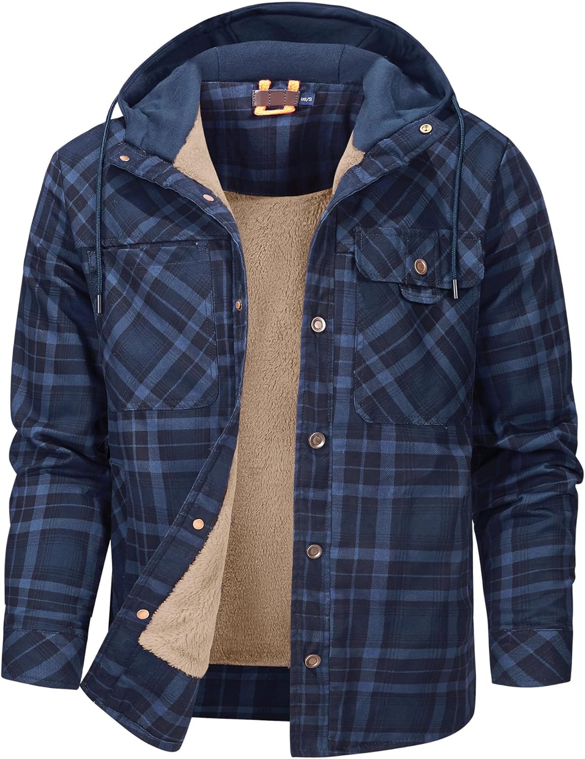 Mr.Stream Men's Outdoor Casual Vintage Flannel Shirt Jacket