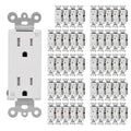 CML 15 Amp Decorator Wall Receptacle Outlet 50 Pack - Tamper Resistant