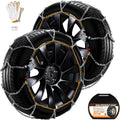 DEDC Snow Chains for SUV Tires Compatible with Tesla Model Y - Quick