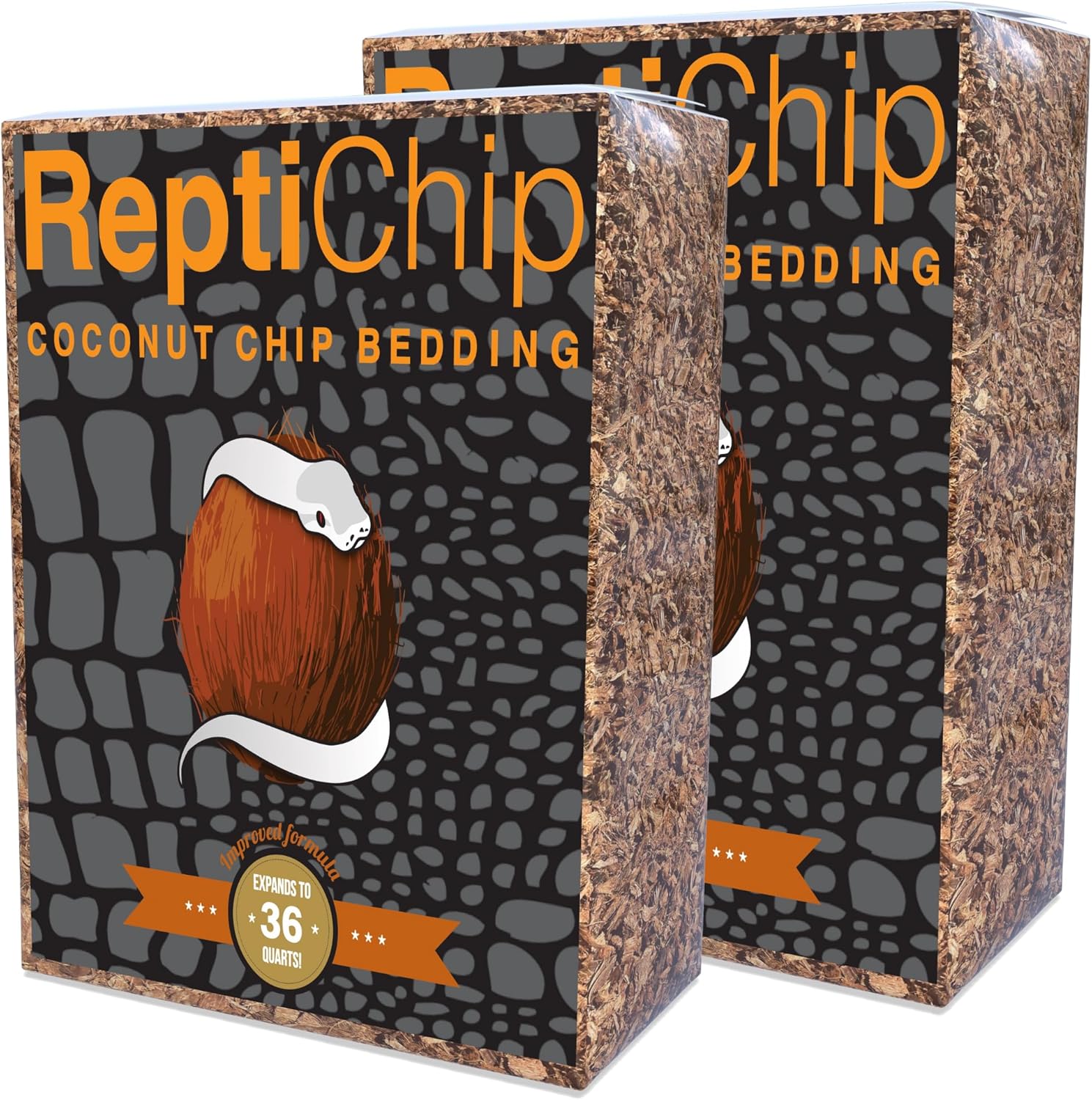 ReptiChip Reptile Bedding Coconut Chip for Snake Habitat 36 Quart