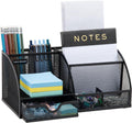 Mind Reader Desktop Organizer - 7-Compartment Mesh Desk Caddy