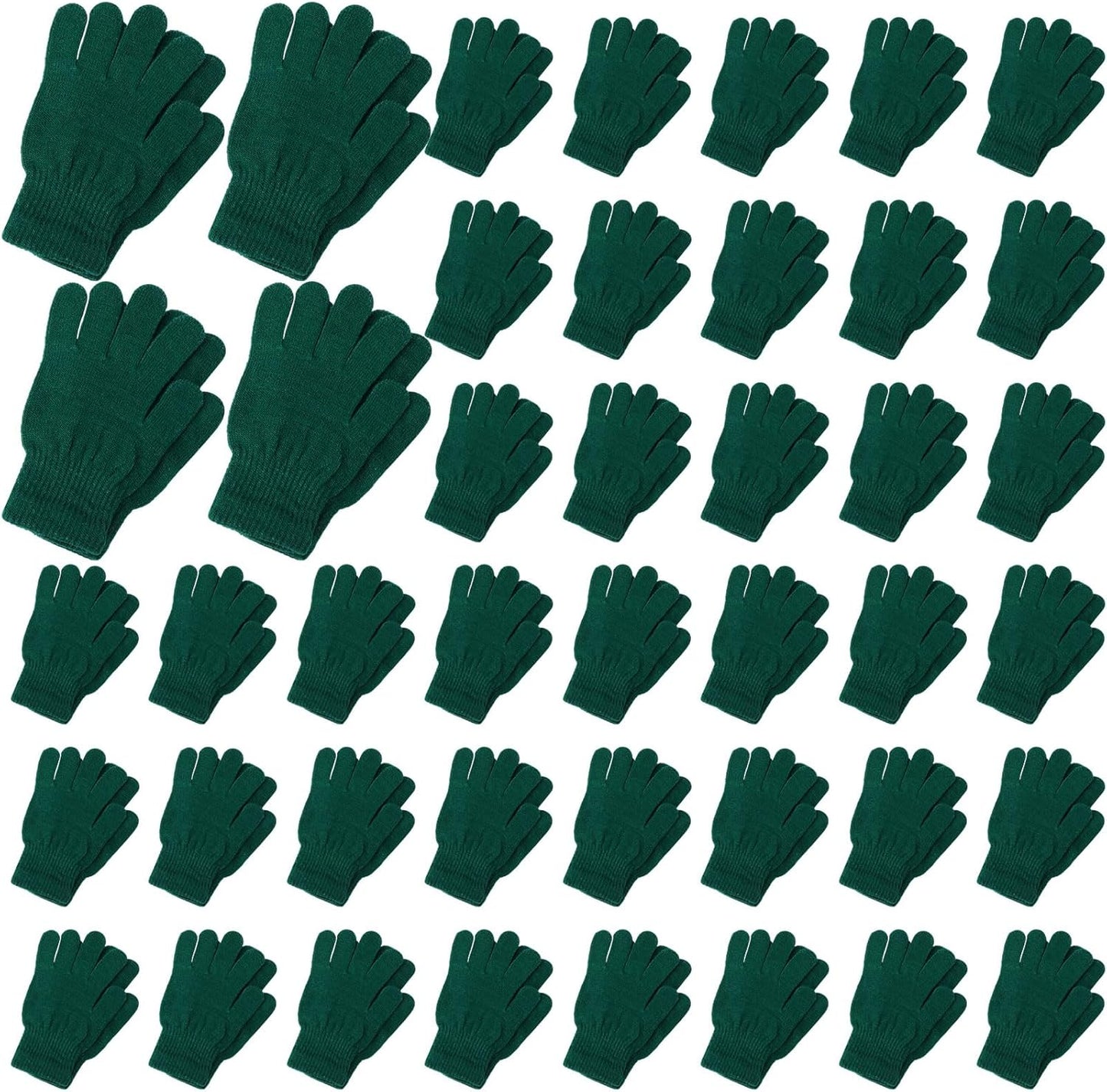 100 Pair Winter Gloves Bulk for Men Women Charity Donation
