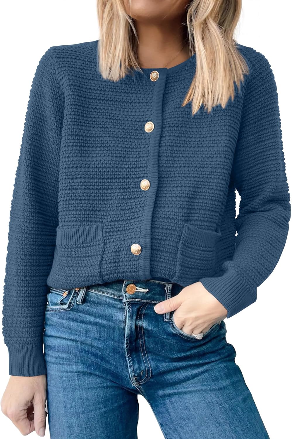 Stylish ANRABESS Womens Cardigan Sweater for Fall Outfits