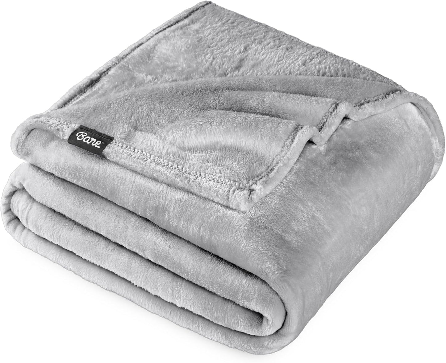 Bare Home Microplush Fleece Blanket - Cozy Warm Comfort for All