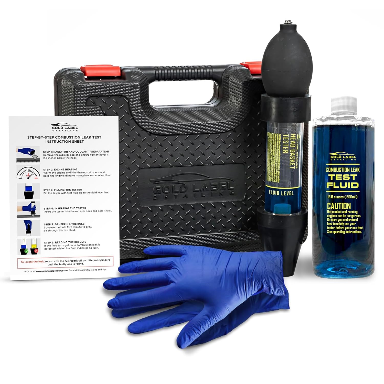 Combustion Leak Detector Kit for Efficient Engine Testing
