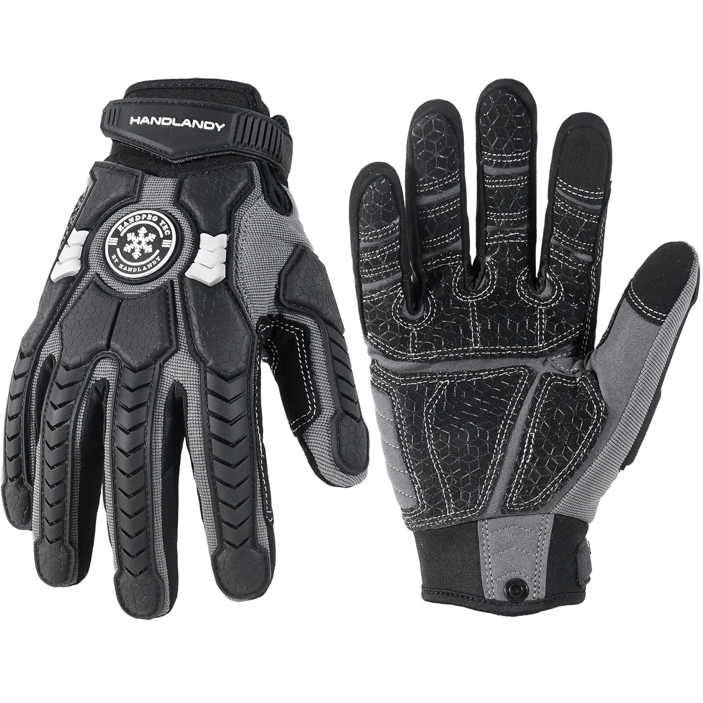 HANDLANDY Winter Water Resistant Work Gloves for Men