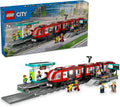 LEGO City Downtown Streetcar and Station Building Set - Imaginative