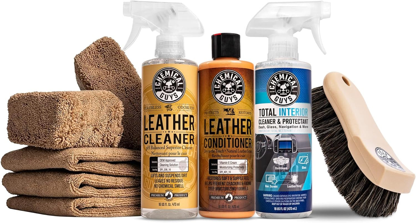 Chemical Guys Complete Leather Cleaner and Conditioner Kit Review