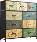 WLIVE 9-Drawer Fabric Dresser - Tall Storage Tower for Small Spaces