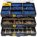 Hardware Concrete Assortment Kit 1625 Pcs - Complete Fastener
