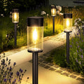 Solar Pathway Lights 10 Pack - Bright 3000K Warm Garden Lighting