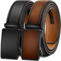 KEMISANT Men Belt 2 Pack Ratchet Leather Belt - Custom Fit Belts