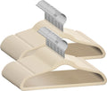 50 Premium Kids Velvet Hangers 14ft Non-Slip - Slim Space-Saving