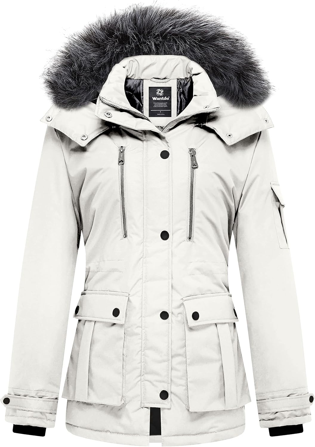 Wantdo Women's Quilted Winter Coat Puffer Jacket with Hood
