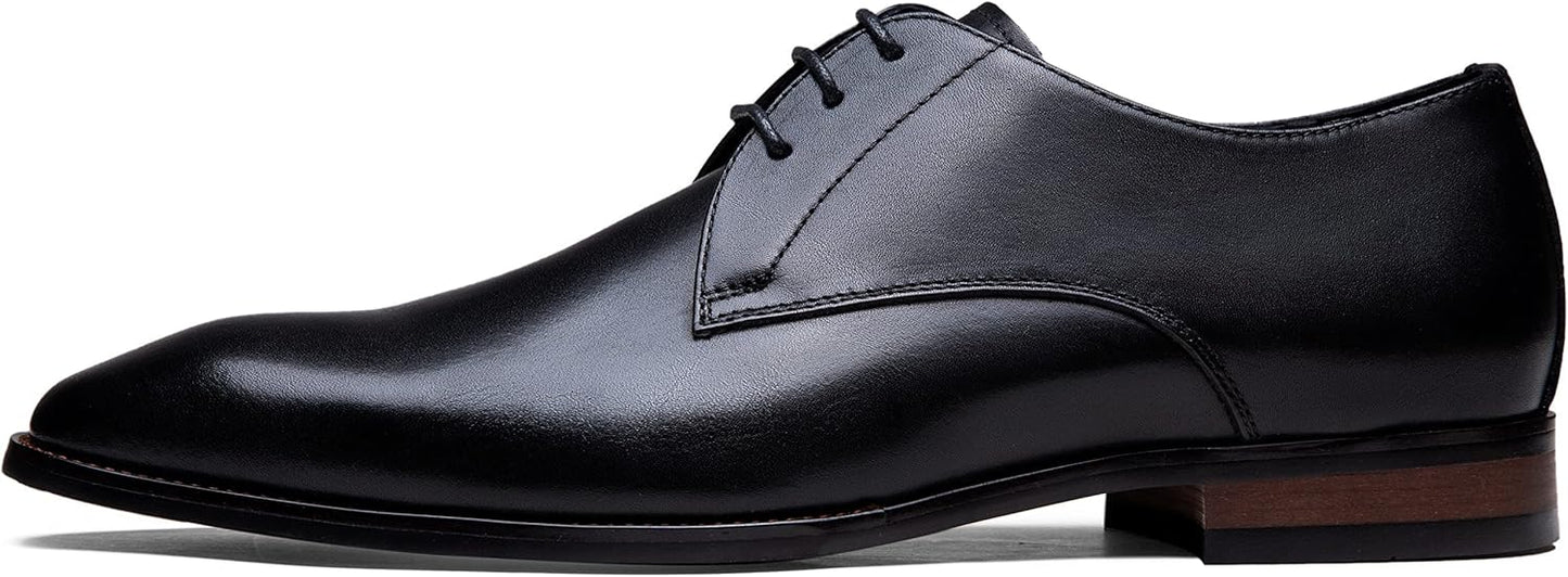 Jousen Men's Dress Shoes Leather Wingtip Oxford for Formal Events