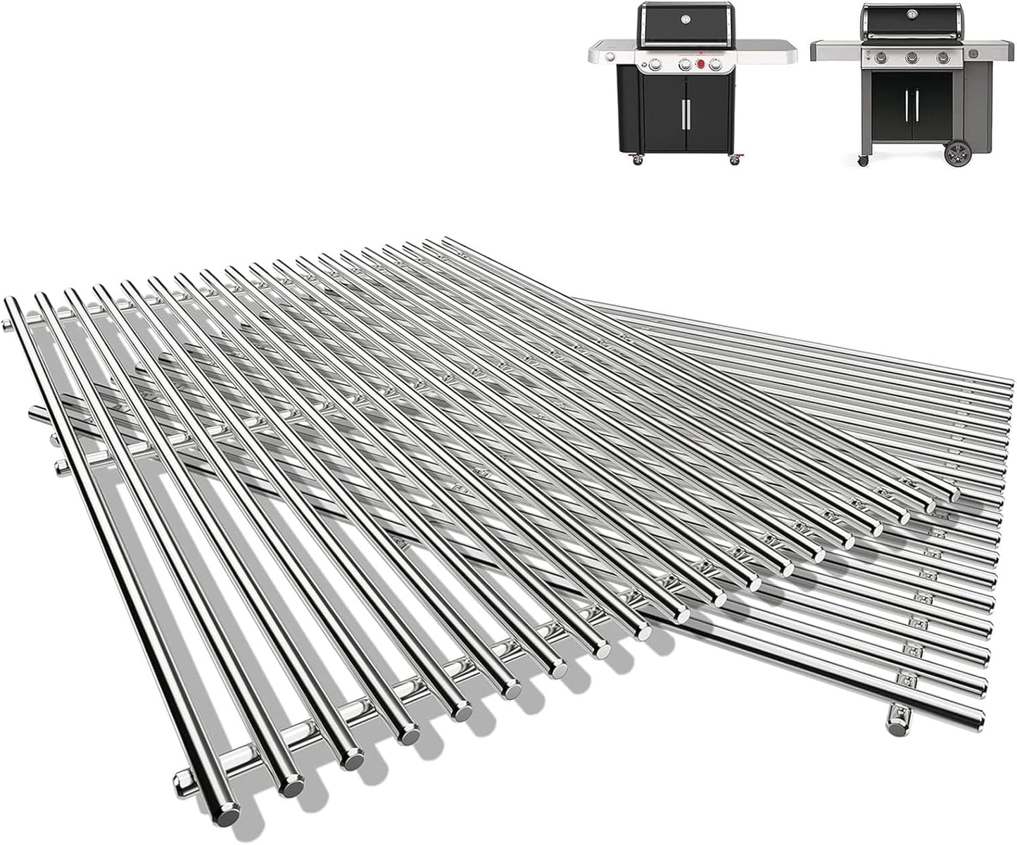 SUS304 Grill Grate Replacement Parts for Weber Genesis II Grills