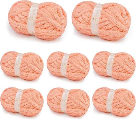Chunky Yarn for Hand Knitting and Crocheting Projects