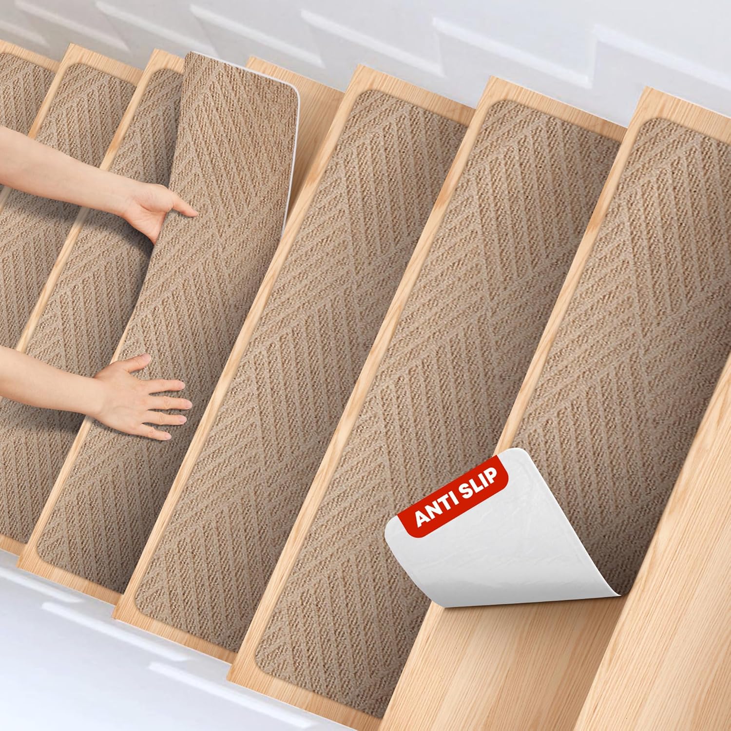 Non-Slip Carpet Stair Treads for Safety and Comfort at Home