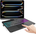 iPad Pro 13 Inch Case with Keyboard M4 2024 - 7-Color Backlit