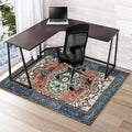 Azadx Chair Mat for Hardwood Floor 51 in x 63 in - Retro Desk Rug