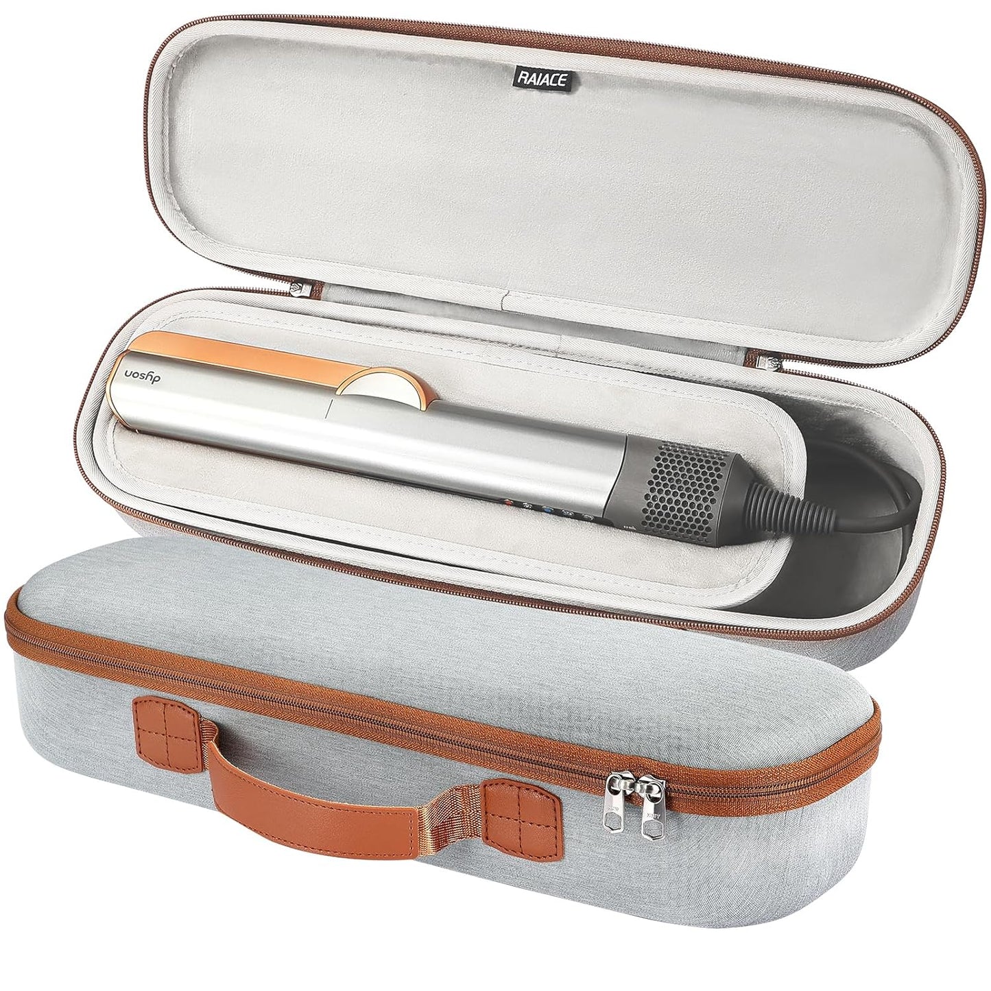 Dyson Airstrait Straightener - Gray Hard Case