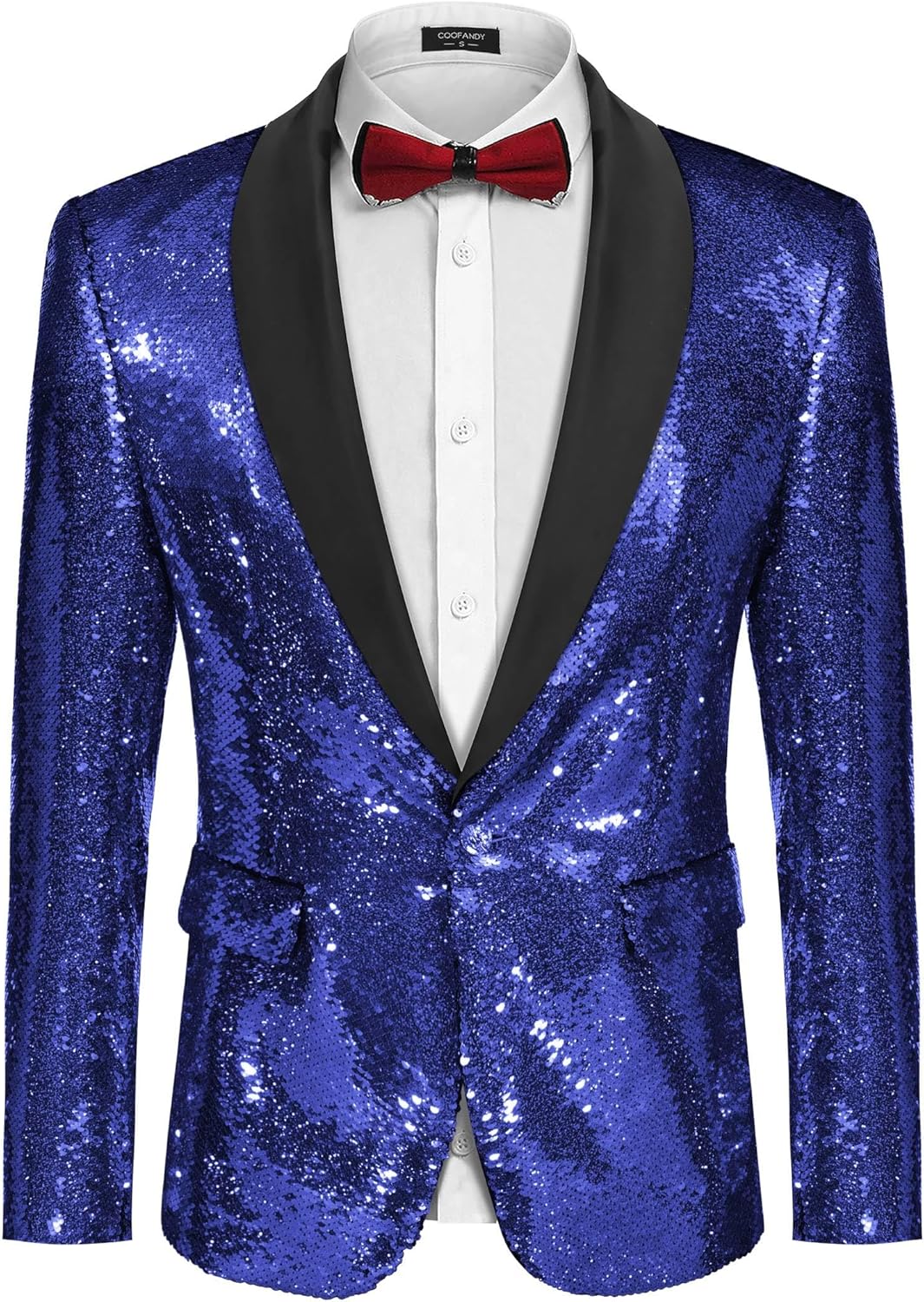Shiny Sequin Blazer Tuxedo for Men - Perfect Party Jacket