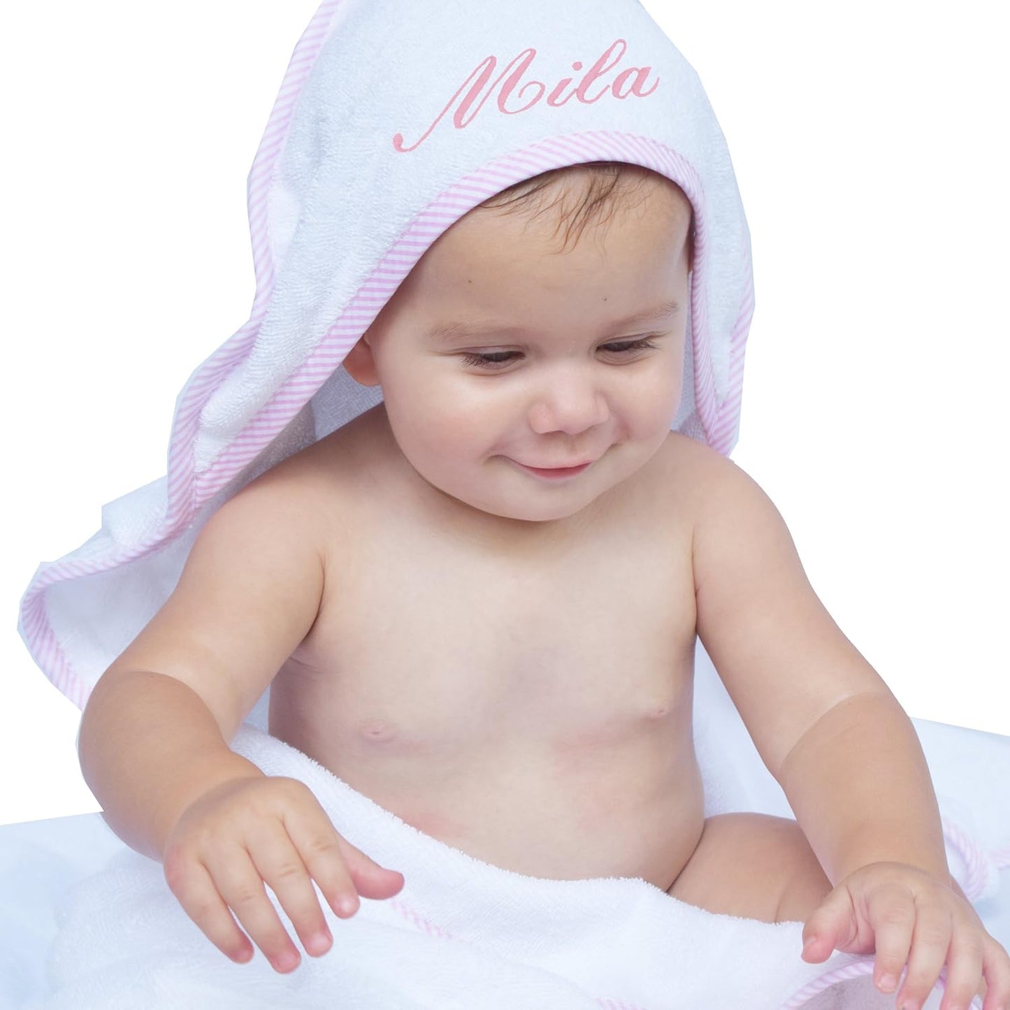Personalized Baby Hooded Bath Towel - Monogrammed for Kids
