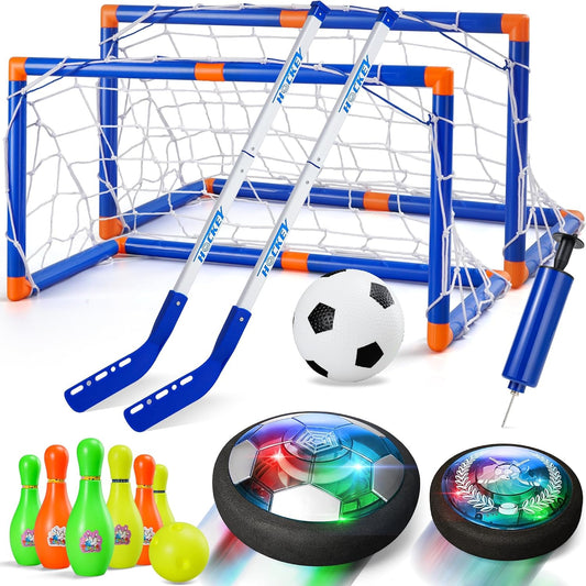Rechargable Hover Soccer Ball - LED Lights - Indoor/Outdoor Fun!