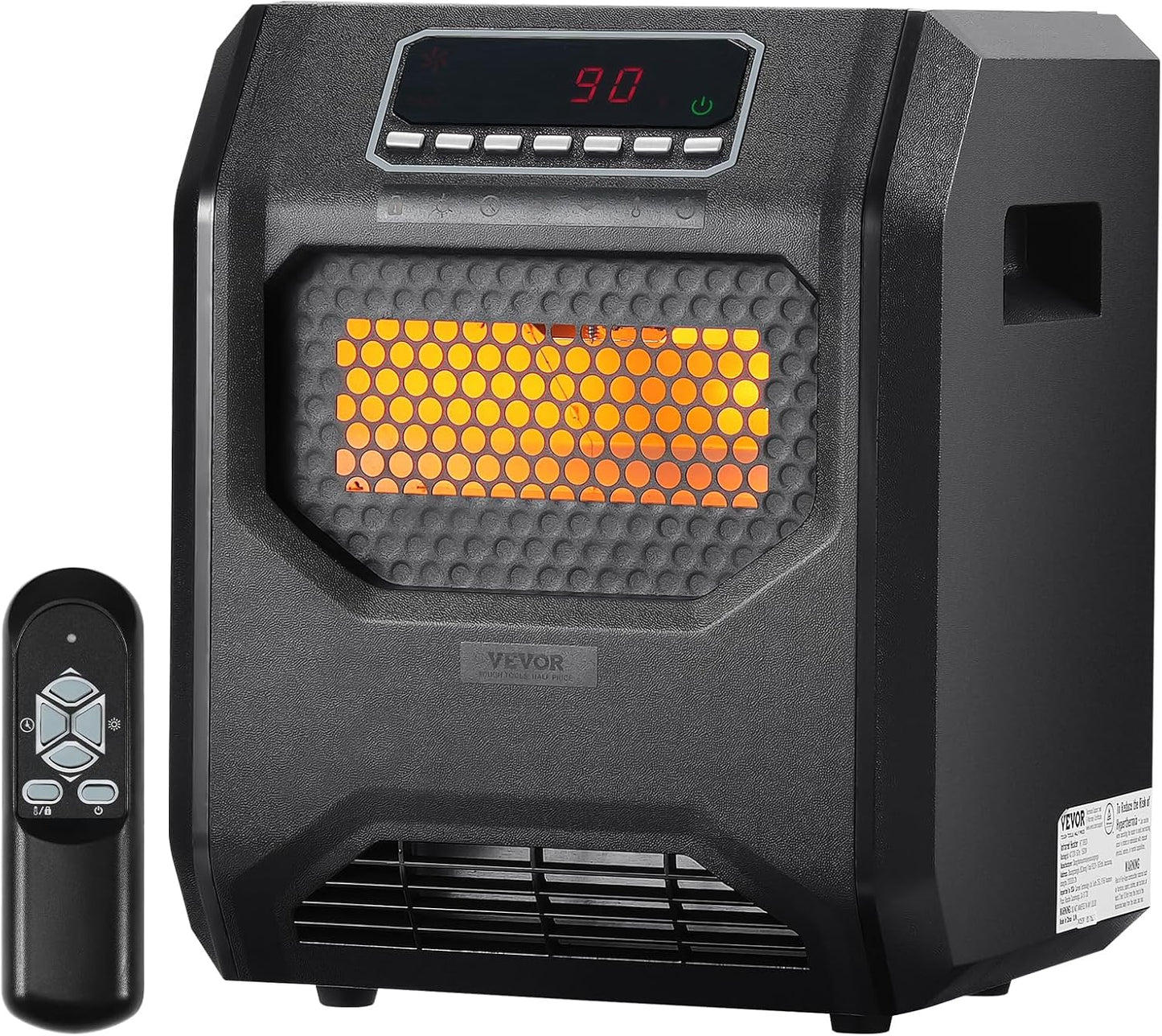 VEVOR 1500W Infrared Heater - Efficient & Safe Heating
