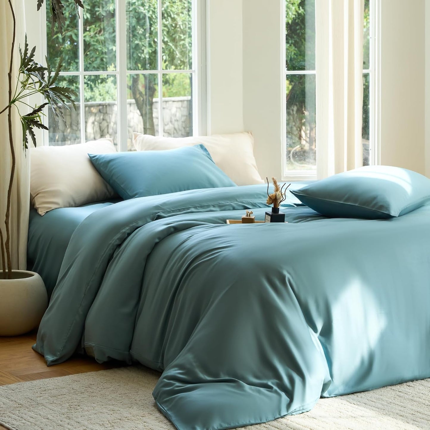 DOZ Duvet Cover Set - Buttery Soft Bamboo Cooling Comfort