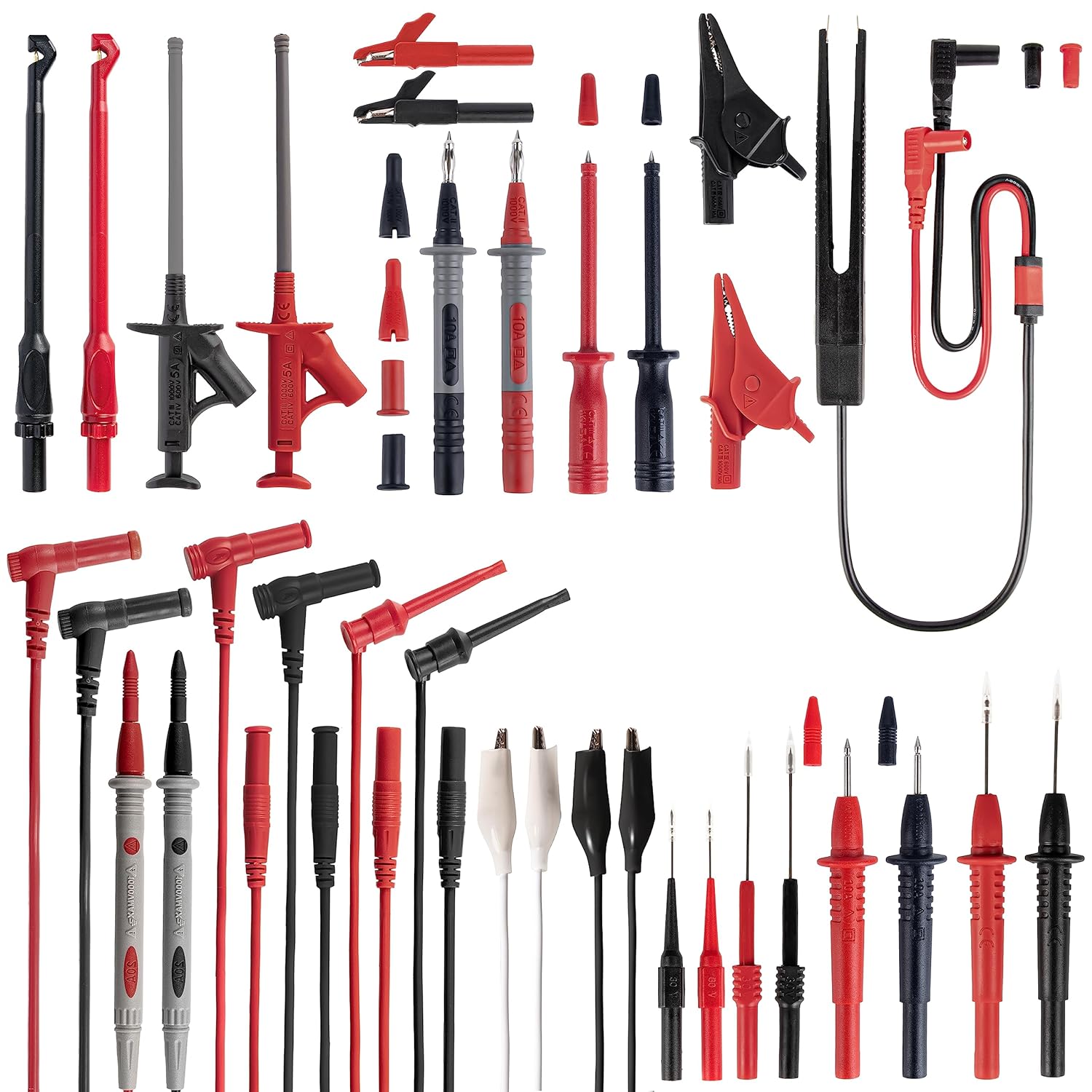 PowerBear 29PCS Multimeter Test Leads Kit for Accurate Testing