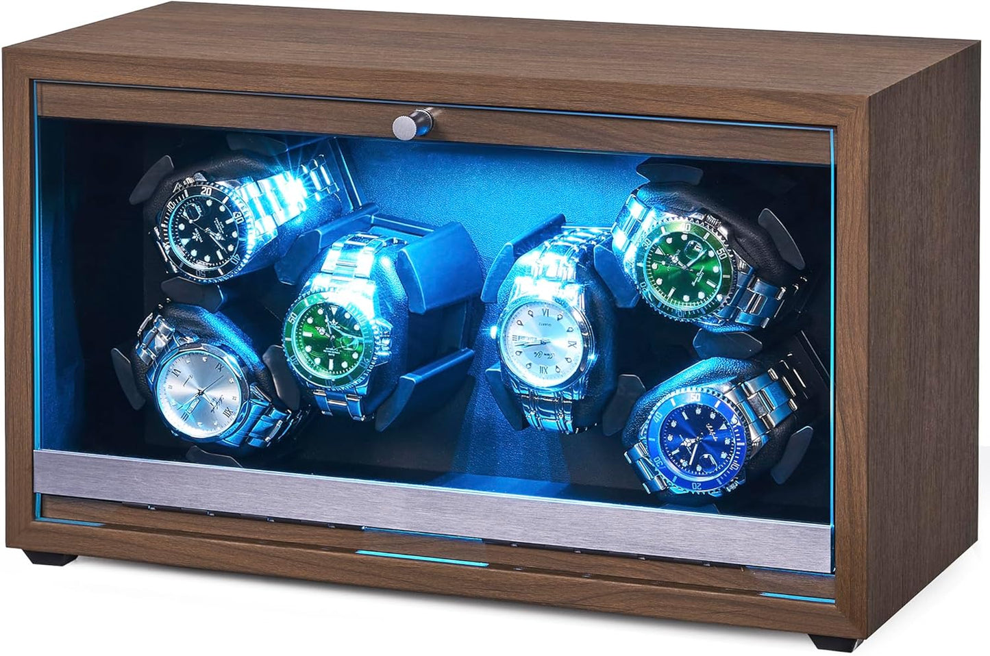 Super Quiet 6-Watch Winder with LED | USB Gift