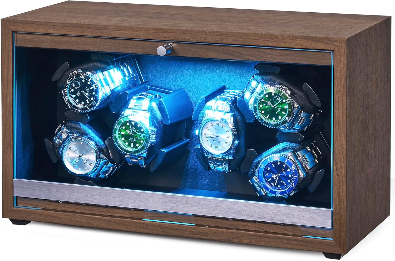 Super Quiet 6-Watch Winder with LED | USB Gift